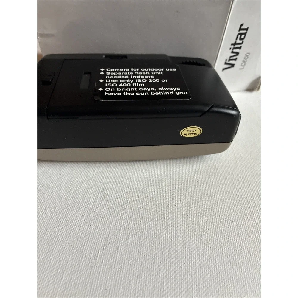 Vivitar 35mm Camera LC600 Focus Free- Box- Strap New Open Box